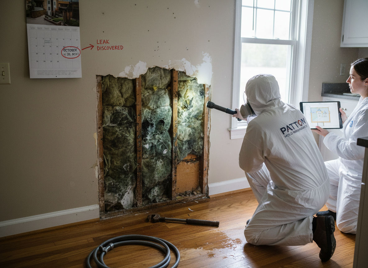 When to Call for Mold Testing After a Plumbing Leak in Patton