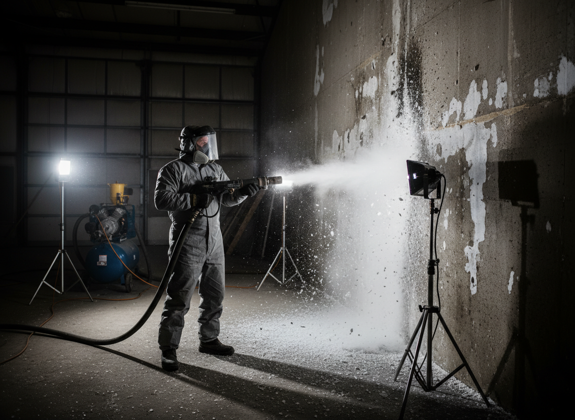 Dry Ice Blasting Mold in Patton, CA