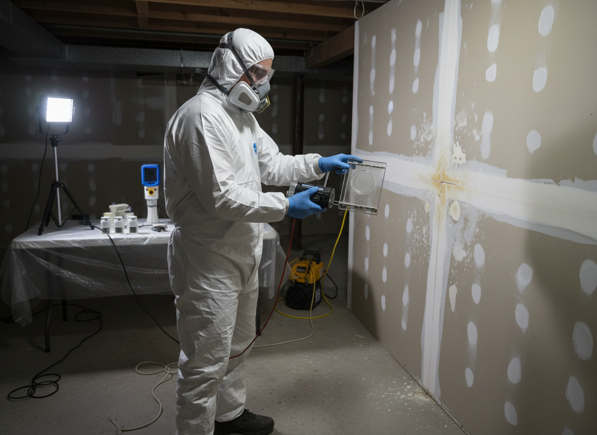 Post Remediation Mold Testing in Patton, CA
