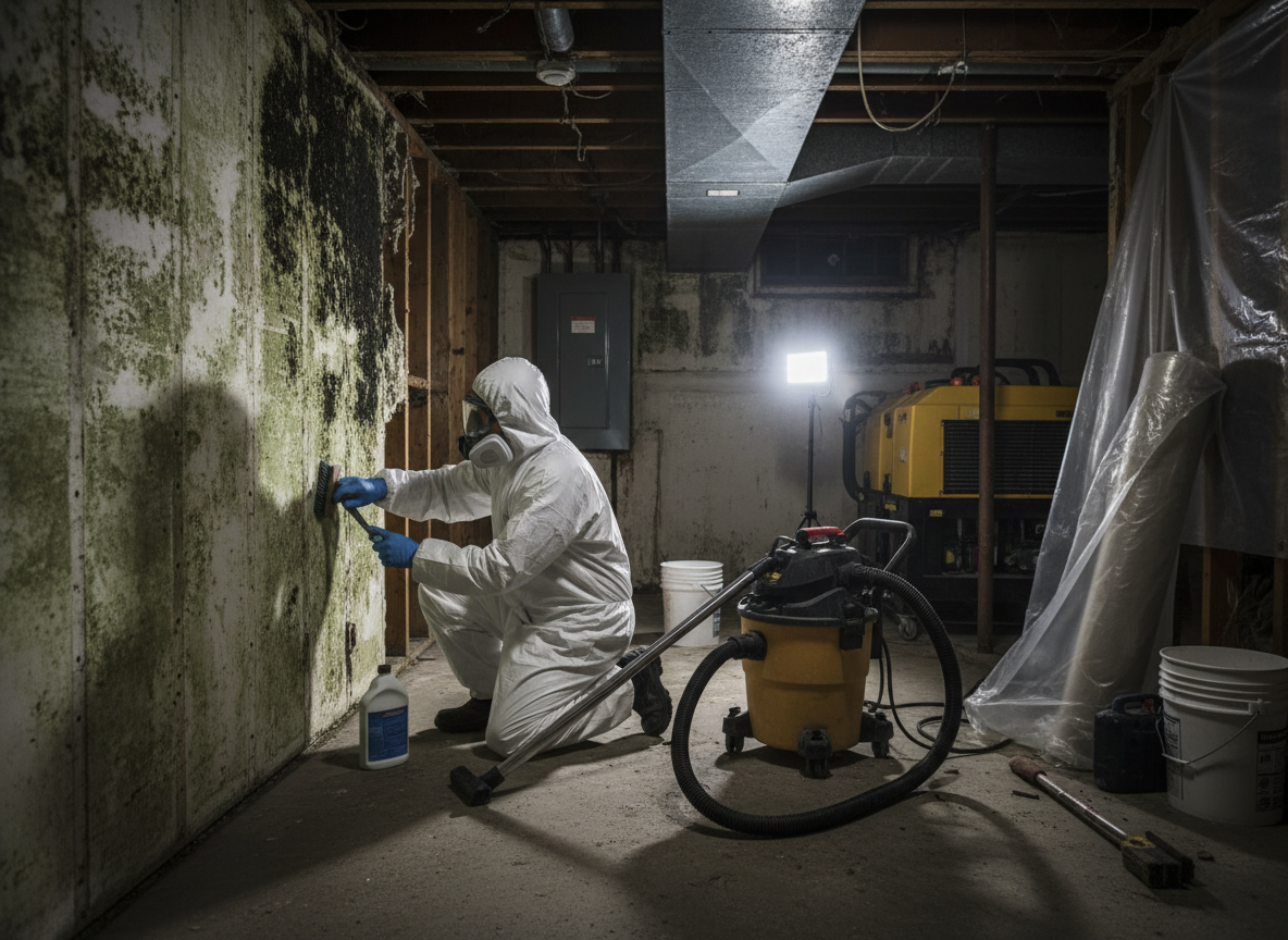 Water Damage Mold Remediation in Patton, CA